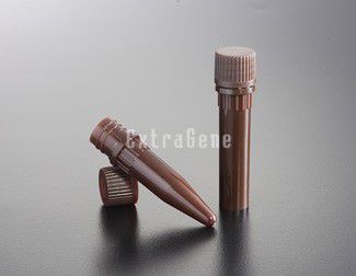 [EX-ST-1.5-A (pack)] EX-ST-1.5-A Screw cap tubes, 1.5ml, Conical type, without O-ring (Case), Amber